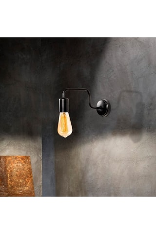 Aplique mural Denge - Negro - 100 W