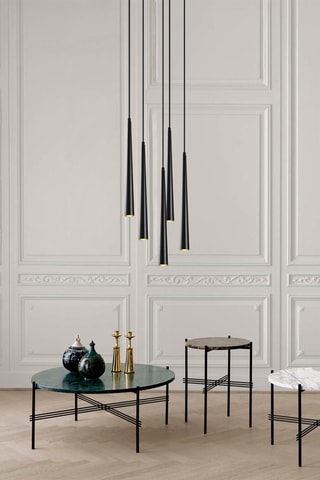 Lámpara de techo LED Ugur - Negro - 5 x 3 W