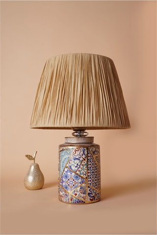 Lámpara de sobremesa de cerámica YL506 - Beige - 60 W