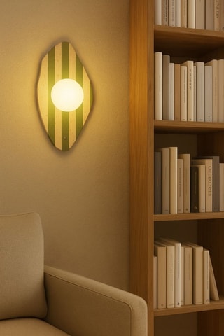 Aplique mural de travertino - Beige - 10 W