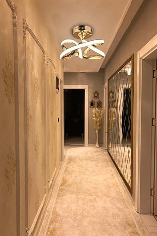 Plafón LED - Dorado