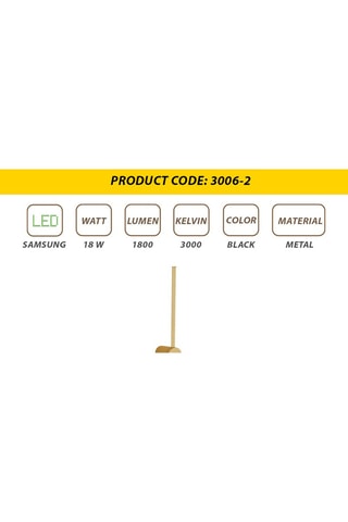 Aplique mural LED L1175 - Dorado - 18 W