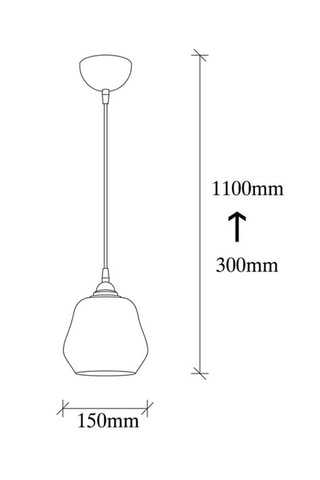 Lámpara de techo Gold - Dorado y negro - 40 W