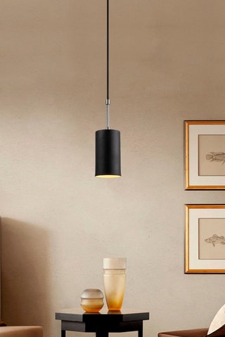 Lámpara de techo Kem - Negro - 40 W