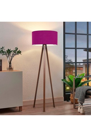 Lampada da terra treppiede AYD - Viola - 40 W - 140 cm HORS NORME