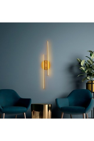 Aplique mural LED Umut - Dorado - 16 W