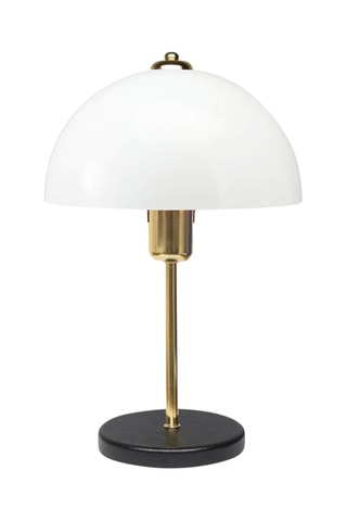 Lámpara de sobremesa LED Ayd - Blanco y dorado - 15 W