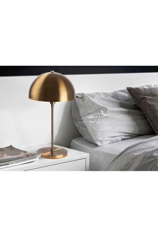 Lámpara de sobremesa Varzan - Dorado - 40 W