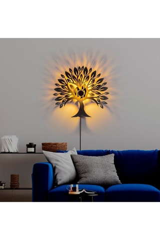 Aplique mural - Negro - 40 W