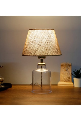 Lámpara de sobremesa - Beige - 60 W  