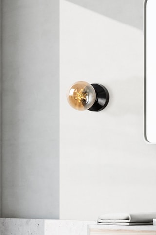 Aplique mural - Negro - 40 W