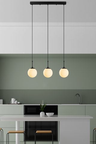 Lámpara de techo - Negro - 3 x 40 W