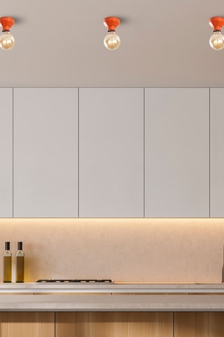 Lámpara de techo - Naranja - 40 W