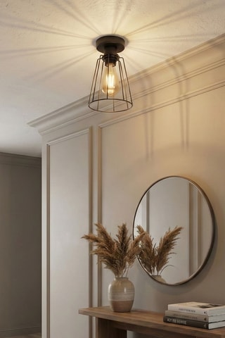 Lámpara de techo - Negro - 40 W