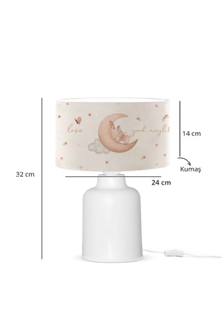 Lámpara de sobremesa - Blanco - 40 W