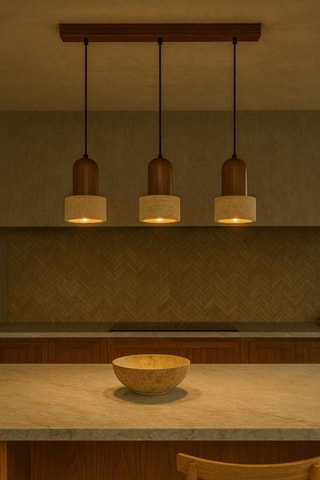 Lámpara de techo - Marrón - 3 x 40 W