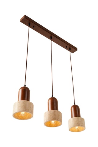 Lámpara de techo - Marrón - 3 x 40 W