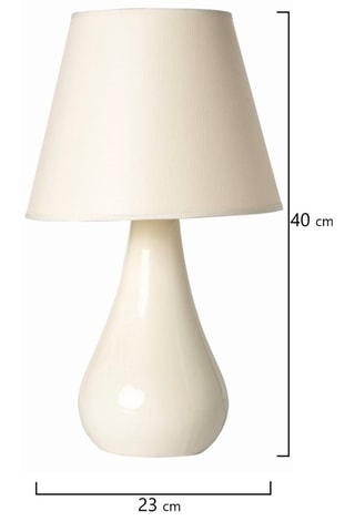 Lámpara de sobremesa - Blanco - 40 W