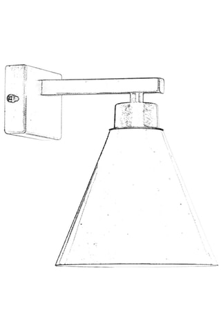 Aplique mural - Dorado - 6 W