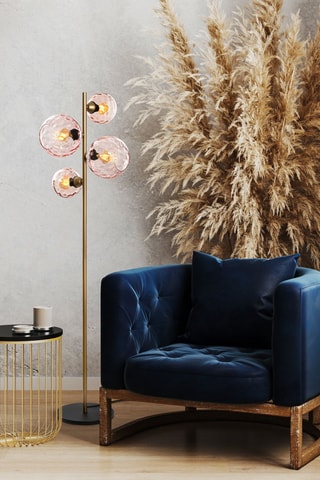 Lampadaire - Doré - 165 cm - 4 x 40 W