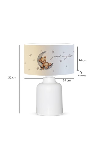 Lámpara de sobremesa - Blanco - 40 W