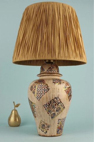 Lámpara de sobremesa - Beige - 40 W