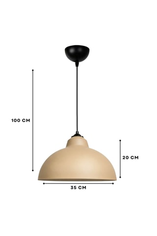 Lámpara de techo - Beige - 40 W