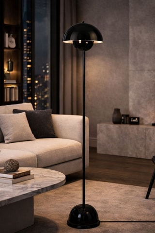 Lampadaire - Noir - 146 cm - 40 W