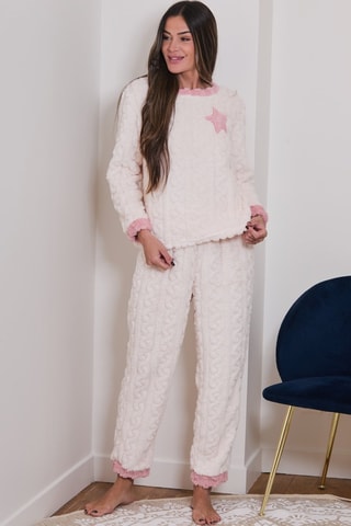 Pijama polar Loka - Rosa