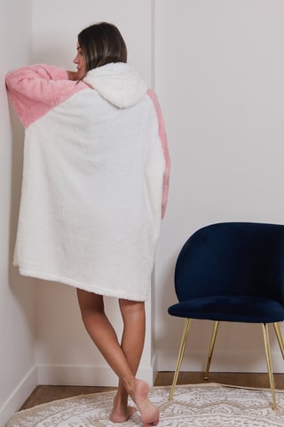 Sudadera oversize polar de pijama Aubepine - Rosa