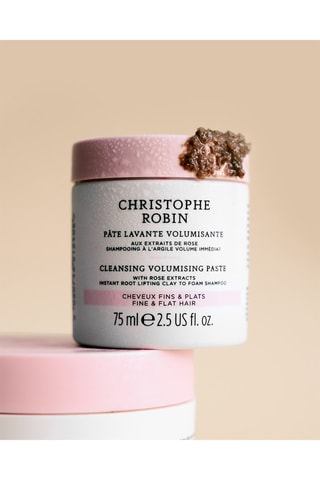 Pasta limpiadora y voluminizadora con extractos de rosa - Cabello fino y plano - 75 ml