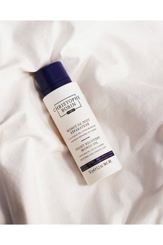 Aceite de monoi de noche reparador con flor de loto blanca - Cabello seco y dañado - 92 g