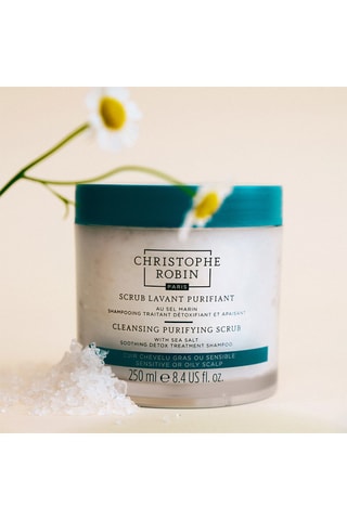 Champú exfoliante purificante con sal marina - Cuero cabelludo graso o sensible - 250 ml