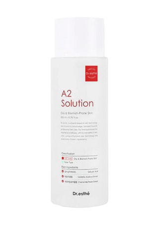Lotion tonique A2 Solution - Pour peau grasse et à imperfections - 200 ml