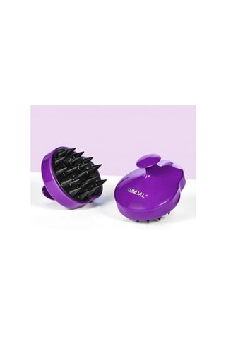 Brosse massage cuir chevelu - Violet