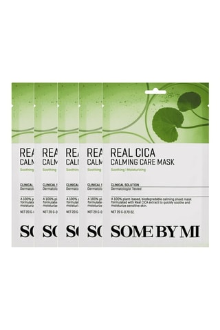 5 masques visage apaisants en feuille à la Cica- 5 x 20 g