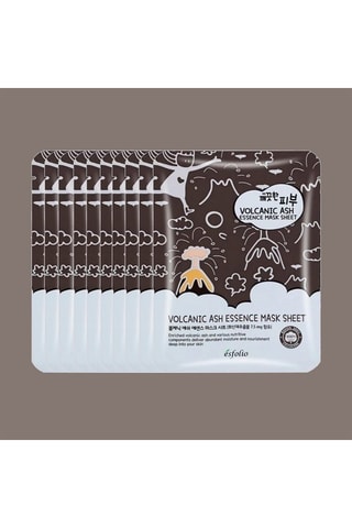 10 masques aux cendres volcaniques - 10 x 25 ml