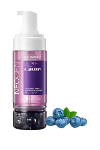 Schuimende reiniger Real Fresh Foam Blueberry - 160 g