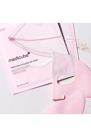 4 masques gel collagène rose PDRN - Tous types de peaux - 28 g