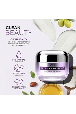 Crème de jour Azure Collagène et Acide Hyaluronique - 50 ml