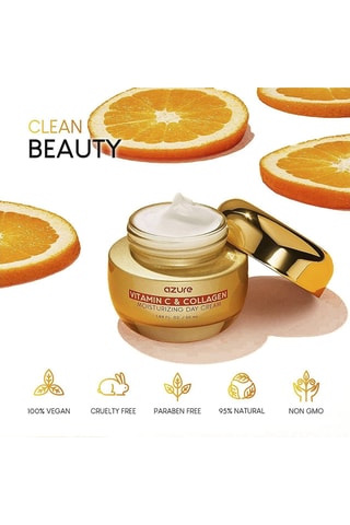 Crème de jour Vitamine C et Collagène Azure - 50 ml