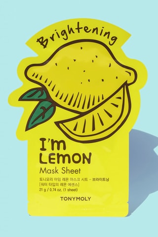 5 masques tissu éclat citron - 5 x 21 ml