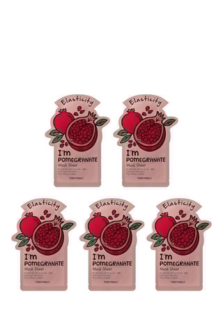 5 masques tissu grenade I am elasticity - 5 x 21 ml