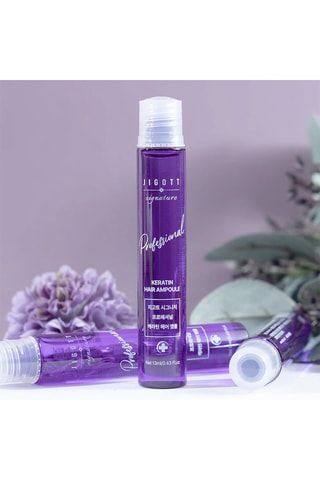 10 ampoules capillaires kératine professionnelles Jigott - 10 x 13 ml