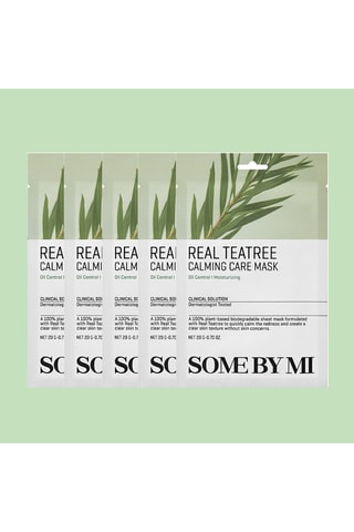 5 masques calmants teatree some by mi - 20 g