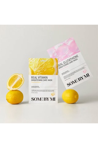 5 masques vitaminés some by mi real brightening care - 5 x 20 g