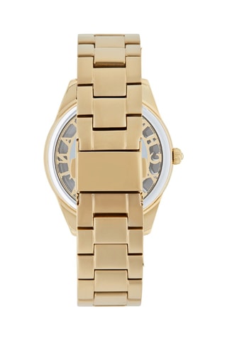 Reloj de cuarzo de acero - Dorado y gris claro