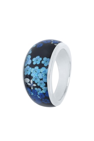 Anillo Flowers Galaxy - Plateado
