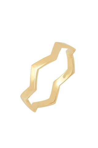 Anillo - Chapado en oro amarillo