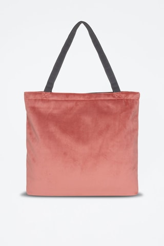 Tote bag de terciopelo Charlie - Rojo teja